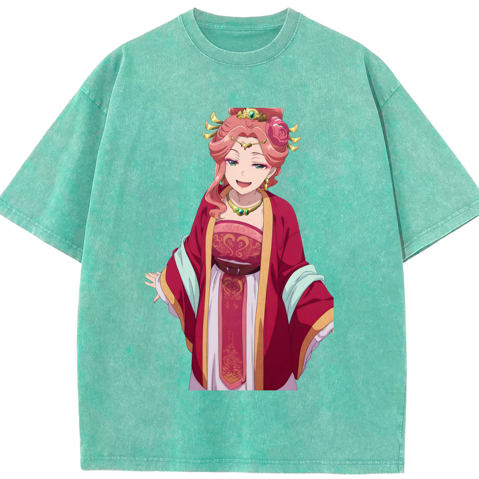 （画像用） 薬屋のひとりごと The Apothecary Diaries 綿100% ヴィンテージ風 半袖Tシャツ（フロントプリント）